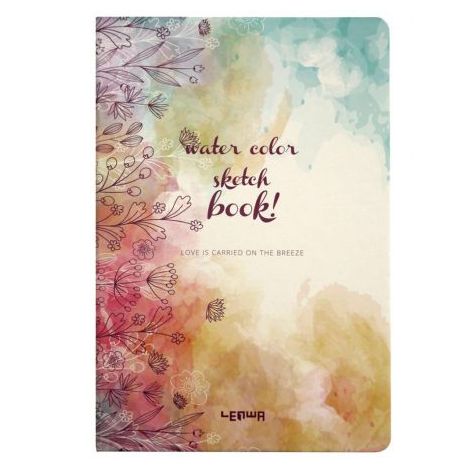 Szkicownik Lenwa A5/28/220g Akwarela Multikolor